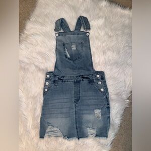 Celebrity Pink Skirted Overalls Small